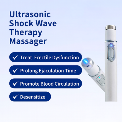 Mresio Ultrasonic Shock Wave Therapy Massager——Restore Circulation. Relieve Deep Pain. Rebuild Male Confidence.