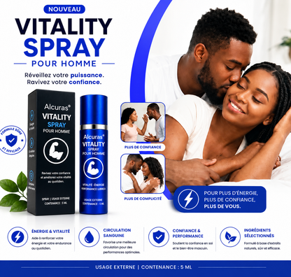Spray de Vitalité Pour Homme Alcuras®