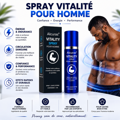 Spray de Vitalité Pour Homme Alcuras®